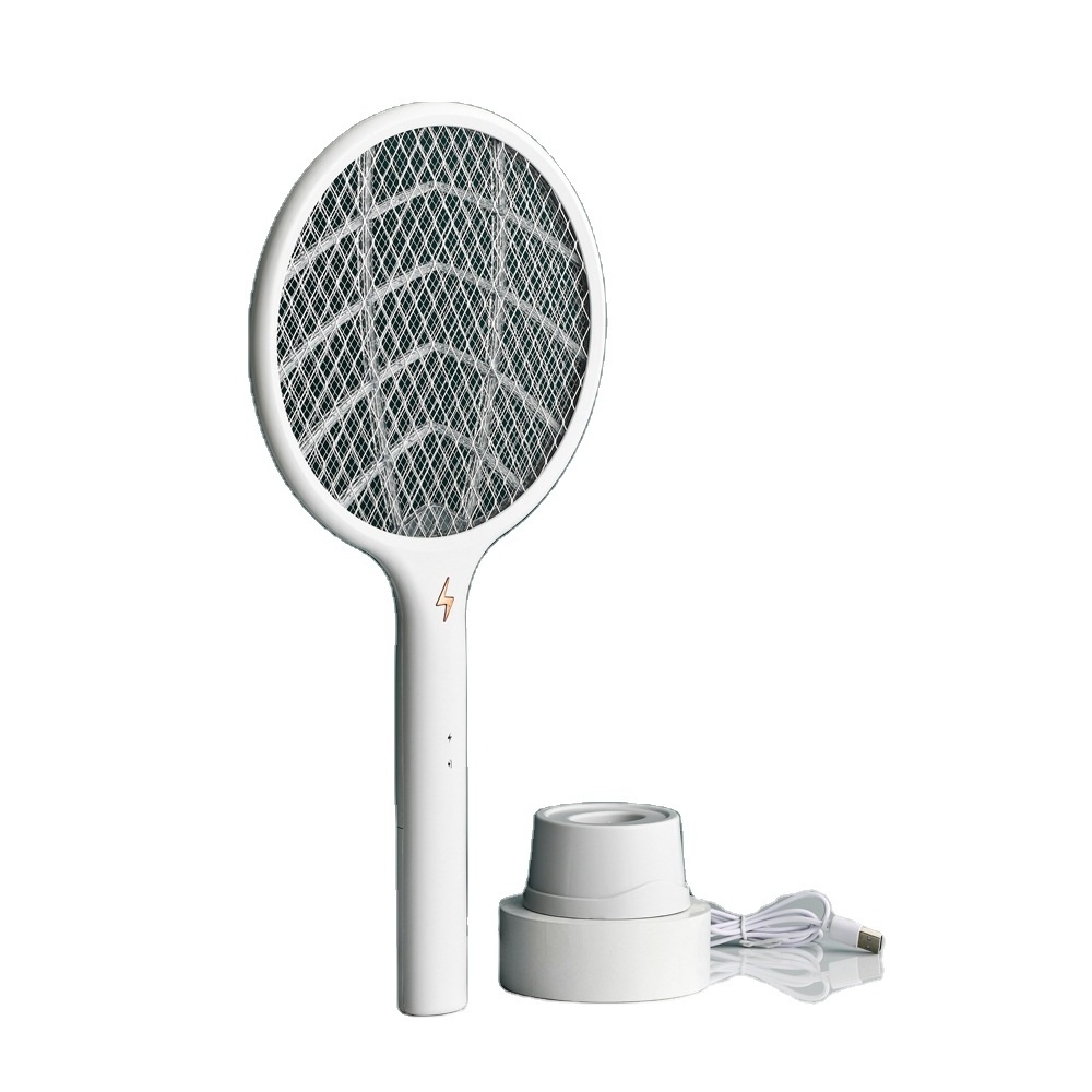 Mosquito Zapper Bat Portable Mosquito Killer Rechargeable Fly Swatter Racket