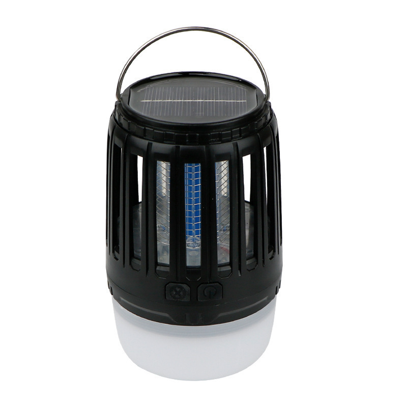 Solar Mosquito Killing Lamp Flea Insect Killing Lamp Indoor Outdoor Insect Zapper