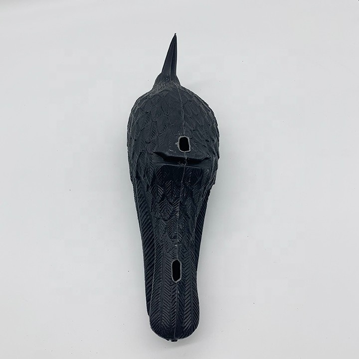 Wholesale Outdoor Hunting Garden Artificial Decoy Crows Black Plastic Crow For Scare Away Birds