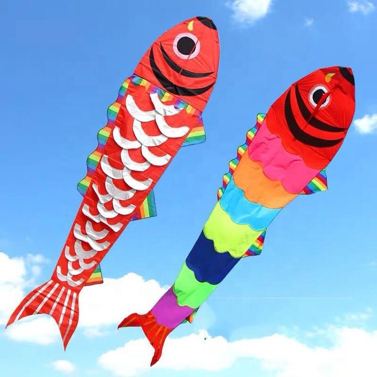 Hot Sale  Outdoor Carp Kite Rainbow Carp Kites