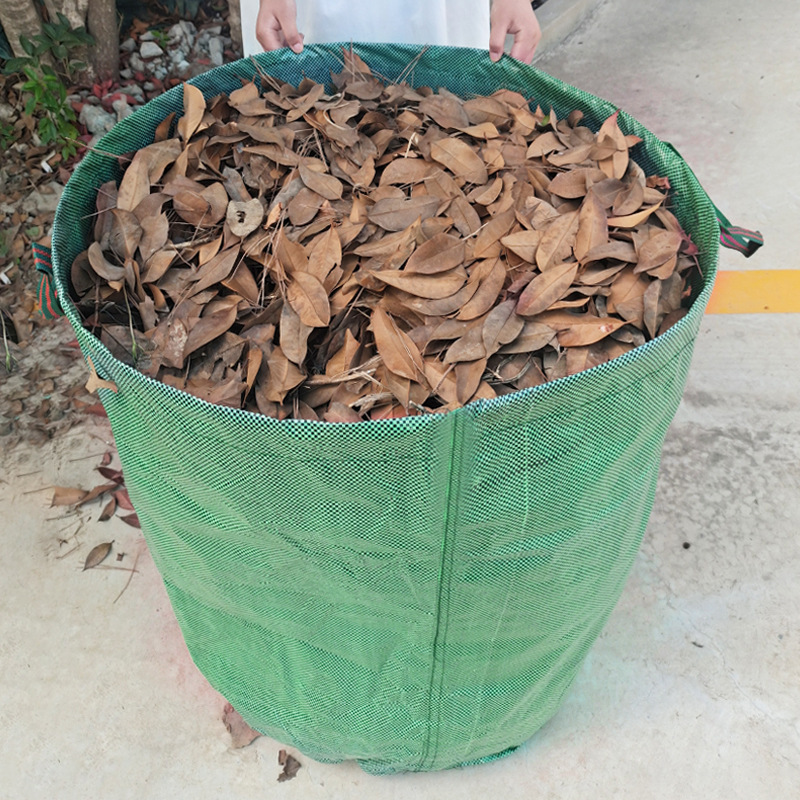 Wholesale 272L Foldable Reusable Large Garden Waste Bag Park Garden Weeds Branches Leaf Waste Bags