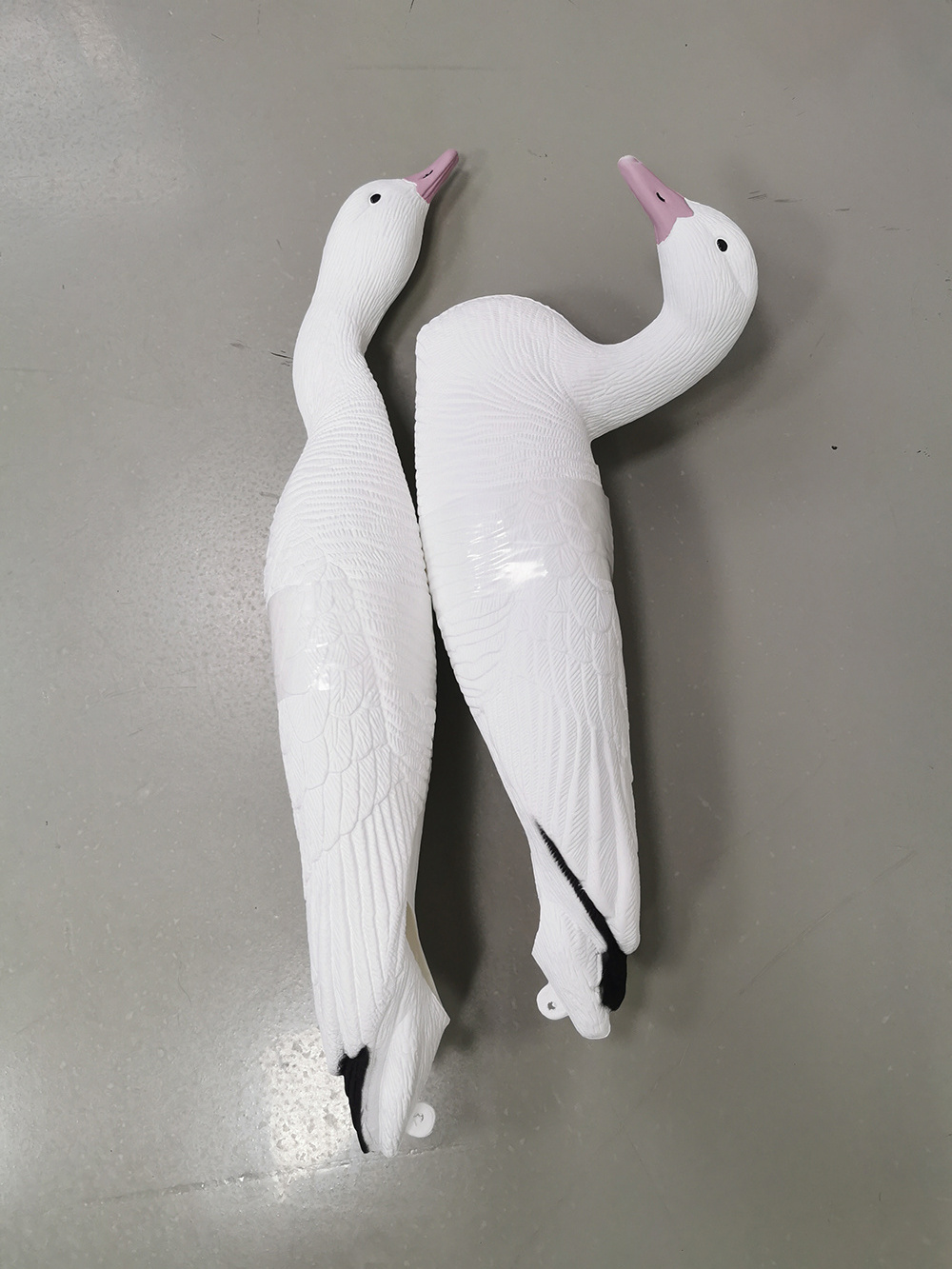 Outdoor Garden Decoration Plastic Canadian White Snow Goose Decoys For Garden Hunting