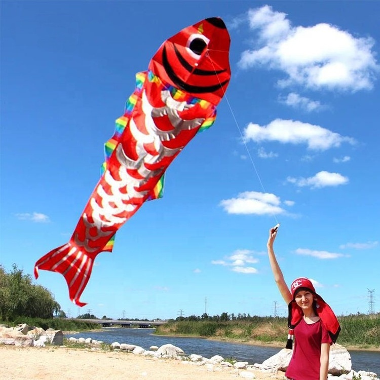 Hot Sale  Outdoor Carp Kite Rainbow Carp Kites