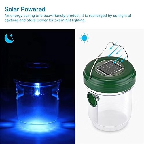 Outdoor Garden Orchard Farm Environmental Protection Solar Outdoor Fly Catcher Fly Traps For Fruit Flies