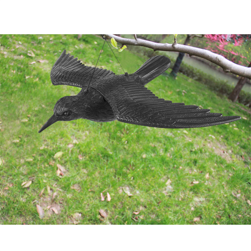 Plastic Flying Crow Decoys For Scaring Hawks Pigeon Deterrent Decoy Crow Keep Birds Away Bird Repellent