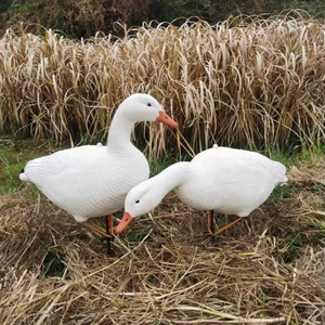 Wholesale Oem Odm Custom Geese Decoys Plastic Lifelike Silhouette Goose Canadensis Goose Hunting Decoy