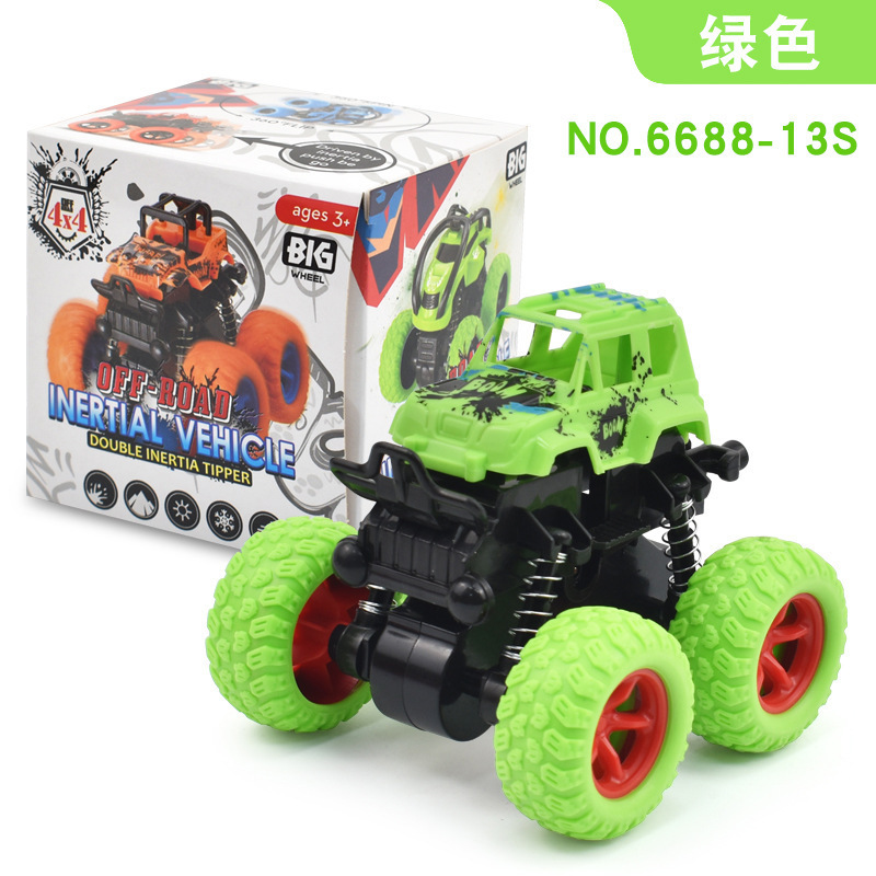 360 degree rotation simulation stunts for children's four-wheel drive inertial off-road vehicles rocking cars toys