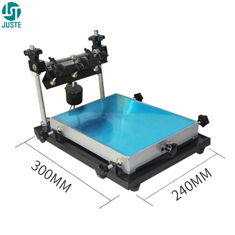 Manual Flat Silk Screen Printing Machine Sale High Precision Print Screen Printer For Paper T Shirt