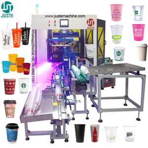 Cylindrical Screen Printer Full Automatic Measuring Cylinder Cheap Price 6 Color Round Screen Printing Machine Cylindrical Silk