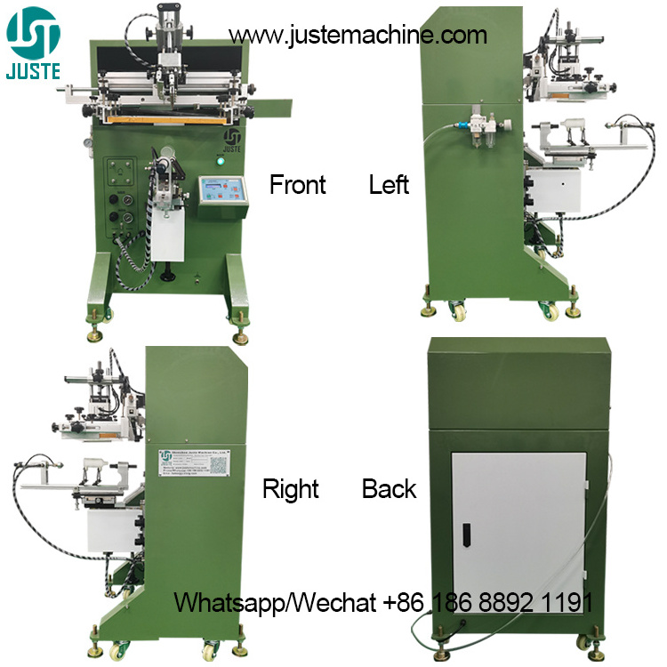 Glass Bottle Silk Screen Printer Cup Screen Printing Machine For Round Coffee Paper Water Cosmetic Plastic Tube