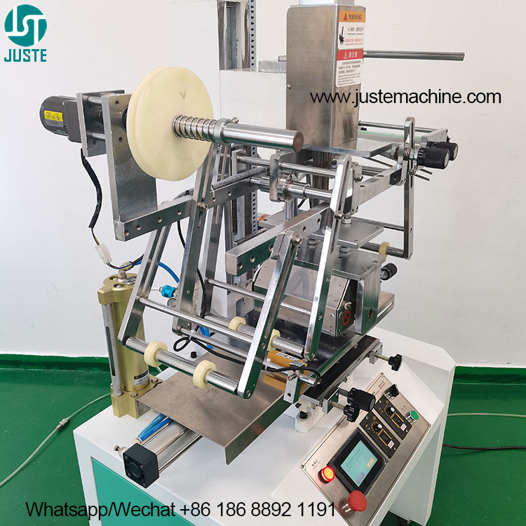 Large Digital Hot Stamping Machine Roll To Roll Pneumatic Automatic Hot Foil Stamping Machine For Plastic Glass Bottle Pencil