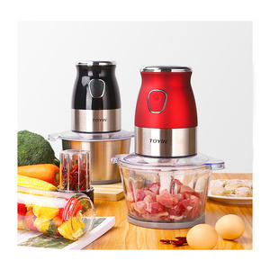 2L glass bowl 300W multifunctional food processor machine  4 in 1 fruit juice for kitchen appliance meat chopper