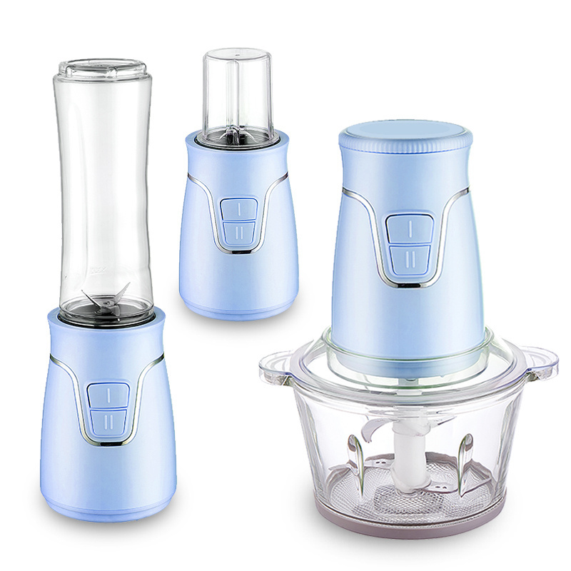 factory price kitchen use blender wholesale 4  in 1 electric chopper 2.0kg 2L glass bowl multifunction baby food processor