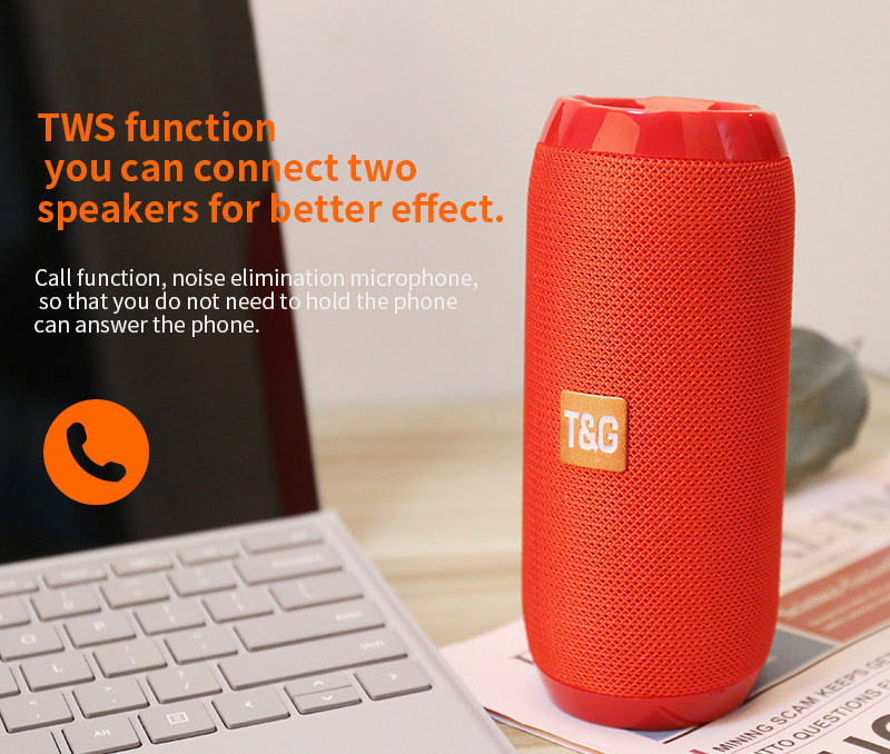 Portable Bocinas Bluetooth Speaker Wireless Bass Waterproof Outdoor Support Aux Tf Subwoofer Usb Speakers