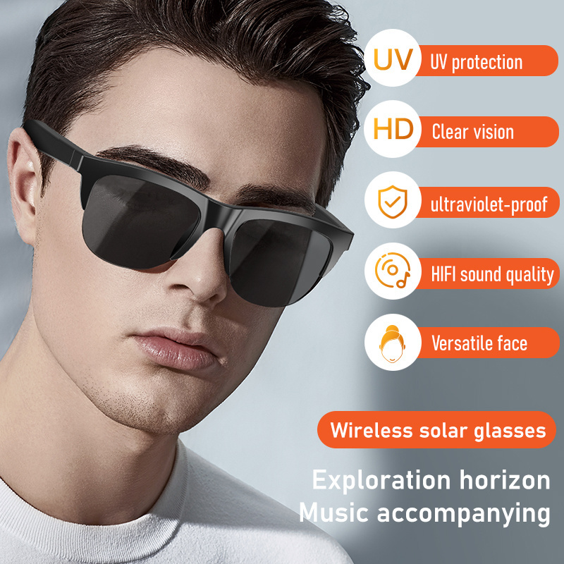 Smart Bluetooth Music Sunglasses Headsets Smart Photochromic Wireless Fashion Sunglasses