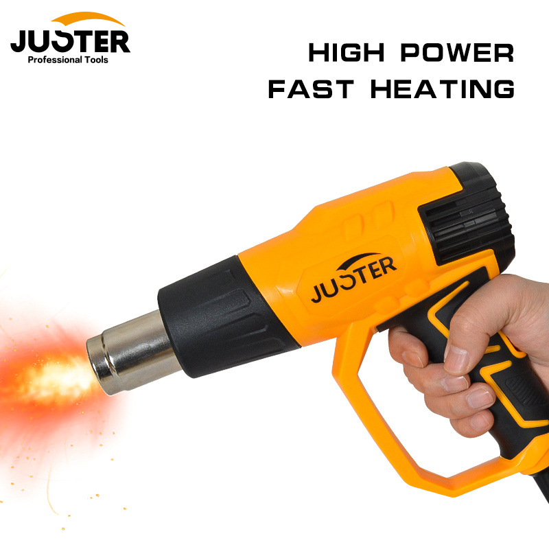 2024 new JUSTER 1000/2000W heat gun Electric heating wire and ceramic strip hot air gun heat gun