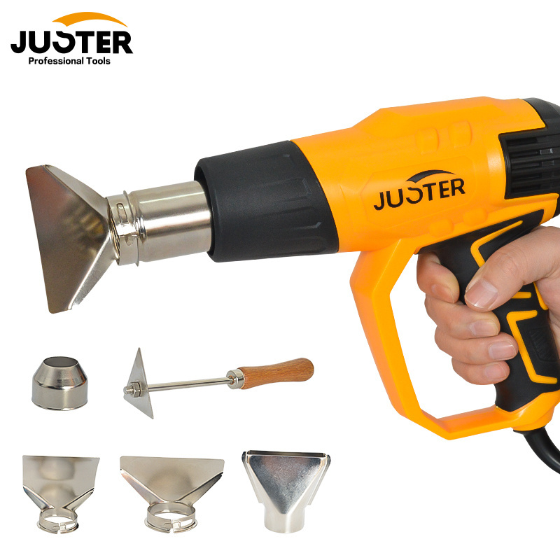 2024 new JUSTER 1000/2000W heat gun Electric heating wire and ceramic strip hot air gun heat gun