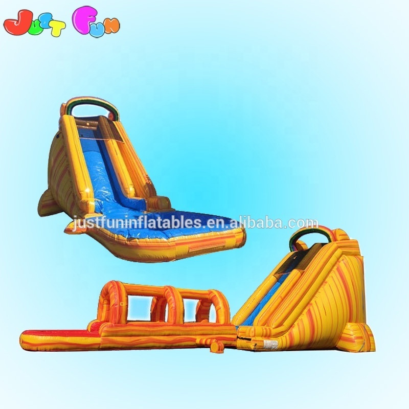 27ft tall wonderful swimming pool inflatable water slide adult with detachable pool and slip slide