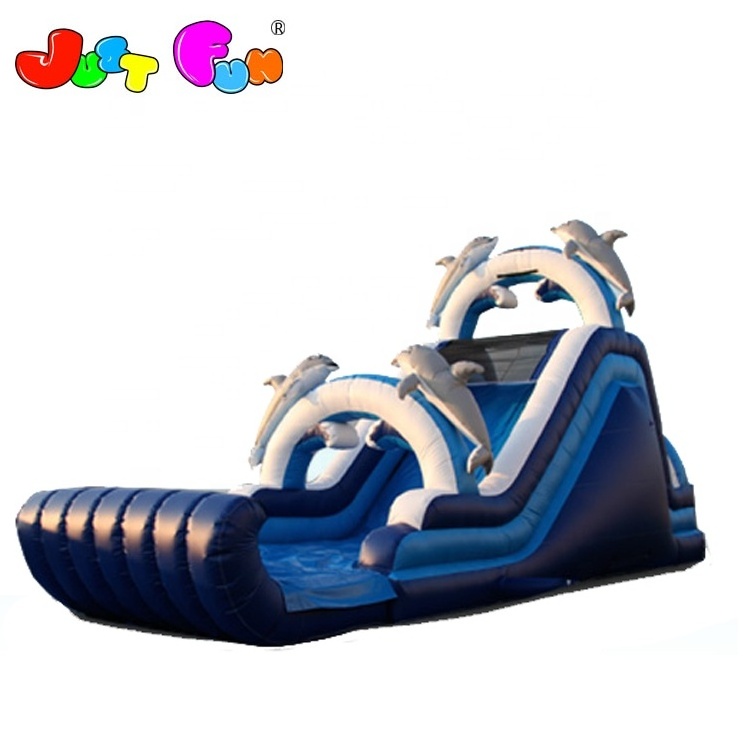 dolphins inflatable water slide pool with cheap prices inflatable mini swimming pool  for kids