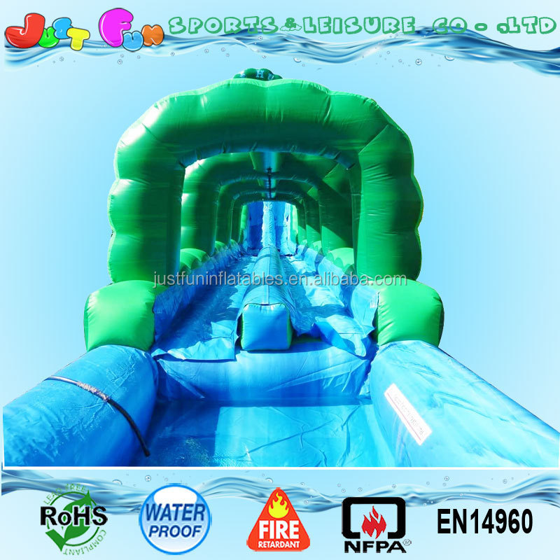 Hotsale giant inflatable water slip n slide double lane big slip and slide for kids/adults