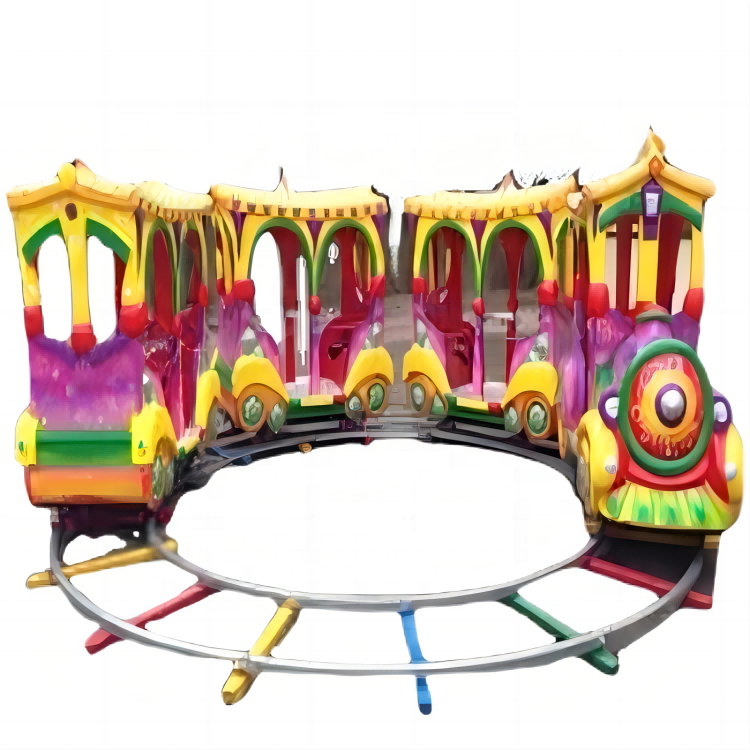 Lovely kids electric train amusement park electric train rides electric track train for sale