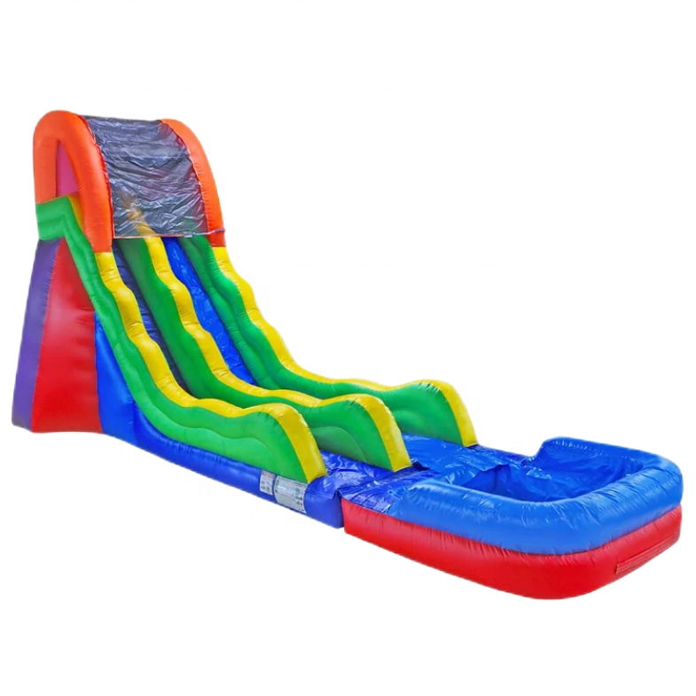 20ft Wacky  inflatable Water Slide  with swimming pool for commercial use or party rental