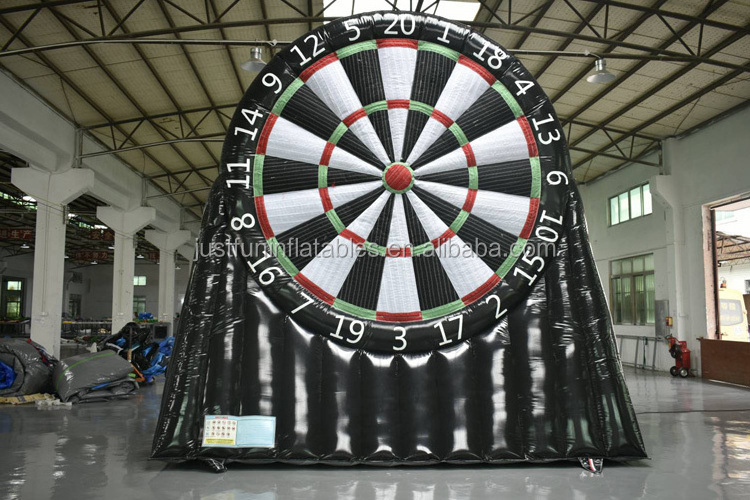 5m high sticky golf inflatable soccer dart board game for kids and adults commercial use