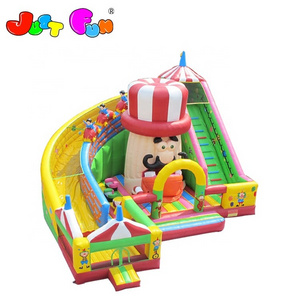 PVC tarpaulin circus inflatable playground fun city for kids