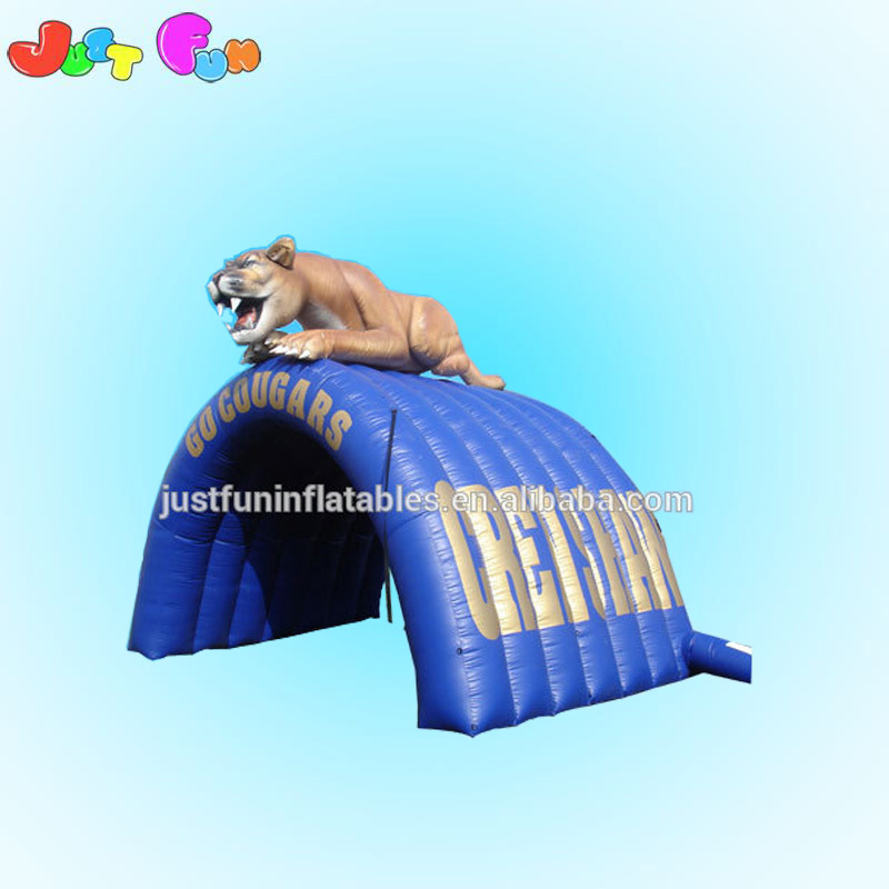 Hot Sale inflatable giant tunnel  for foortball events rental