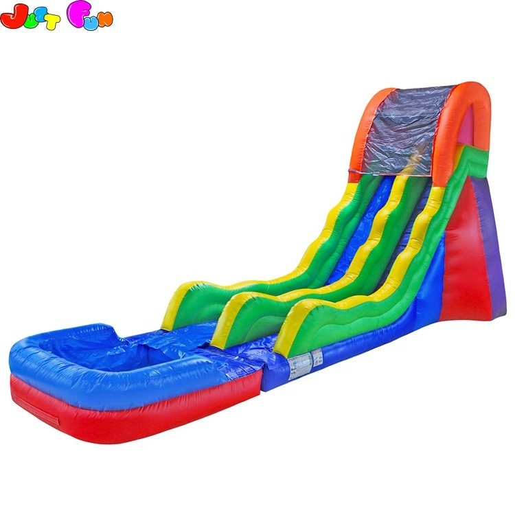 20ft Wacky  inflatable Water Slide  with swimming pool for commercial use or party rental