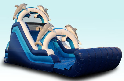 dolphins inflatable water slide pool with cheap prices inflatable mini swimming pool  for kids