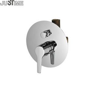 JUSTIME Modern Hot and Cold Water Brass Shower Mixer Valve Balanced Valve