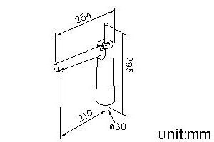 JUSTIME Single Handle Tall Basin Faucet Kitchen Mixer Tap