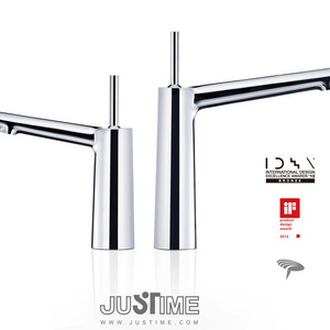 JUSTIME Single Handle Chrome Plating Brass Basin Faucet