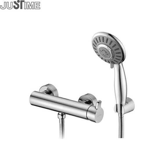 JUSTIME Modern Brass Bath & Shower Mixer Tap With Handheld Shower