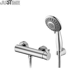 JUSTIME Modern Brass Bath & Shower Mixer Tap With Handheld Shower