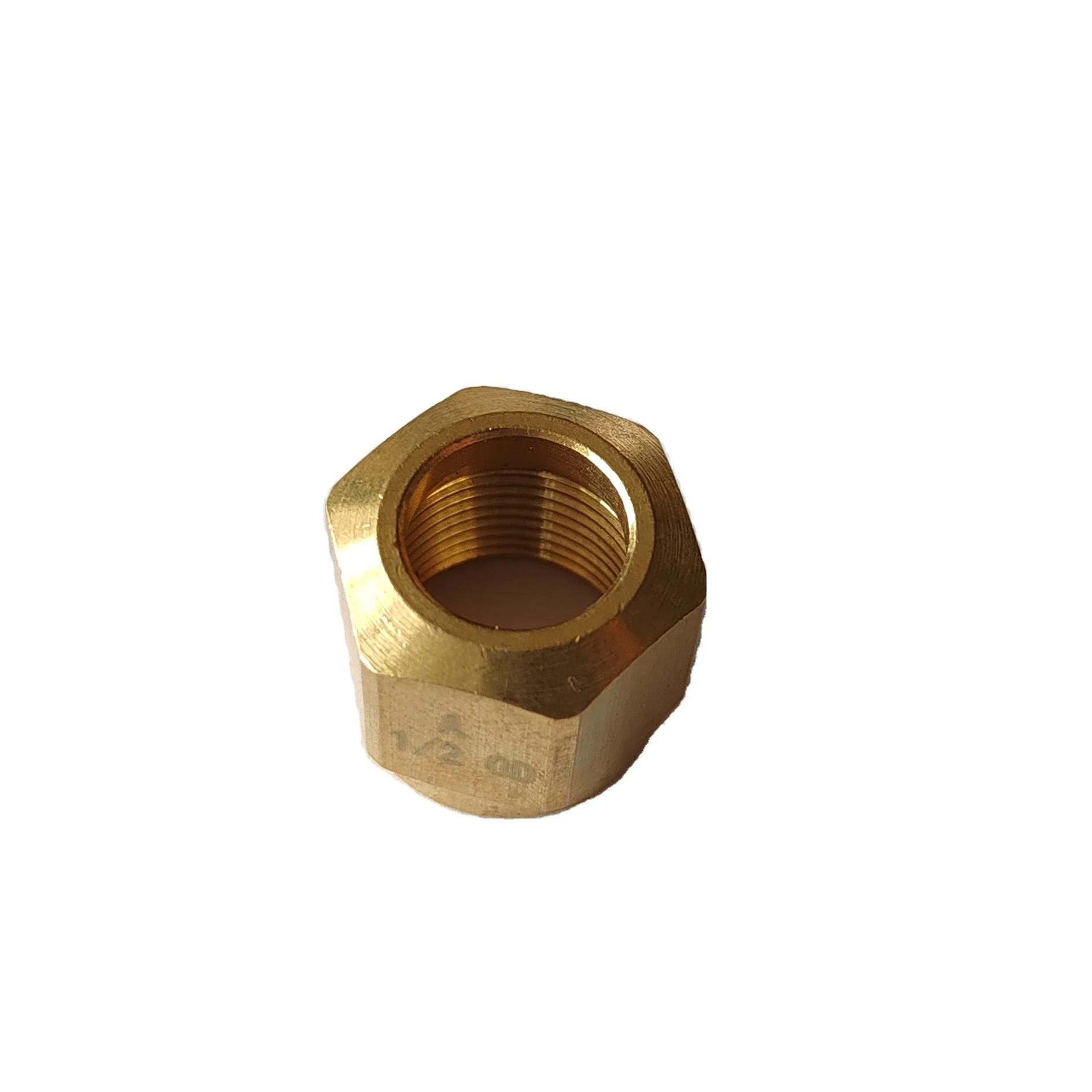 Nylon Air Brake Tube Nut   SAE/DOT Brass Fittings for Nylon Tube OD 1/8