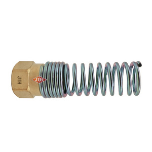 Nut and spring for rubber air brake assembly  SAE/DOT Air Brake Brass Fittings for Hose Ends Rubber Hose ID 3/8" 1/2"