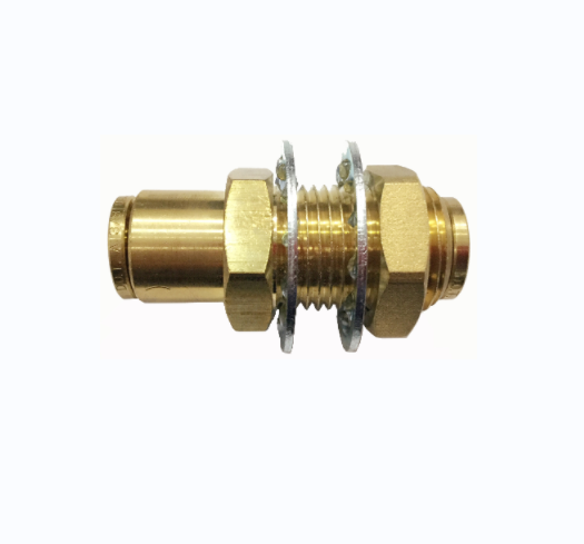 Push to Union  Push to connect union  SAE/DOT Air Brake Brass Fittings for Heavy Duty Vehicle Nylon bulkhead union