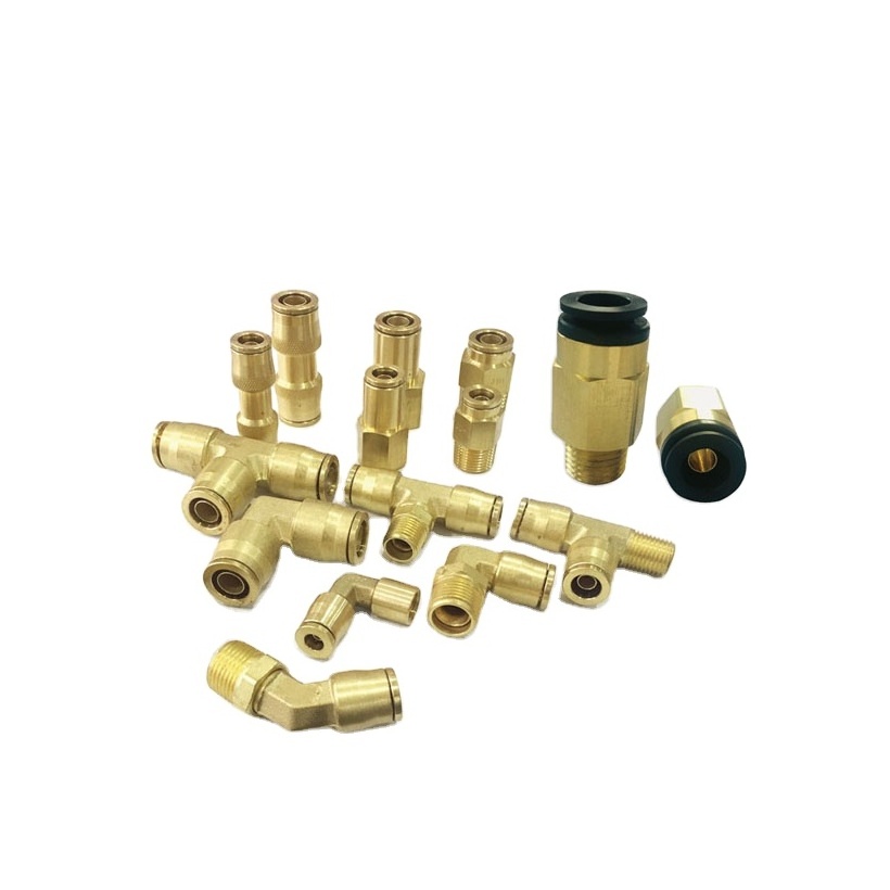 Push to Union  Push to connect union  SAE/DOT Air Brake Brass Fittings for Heavy Duty Vehicle Nylon bulkhead union