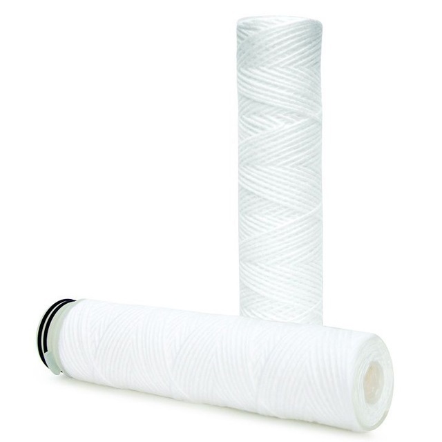 10 Inch String Wound Filter Cartridge Water Cartridge For Reverse Osmosis Water Filter System