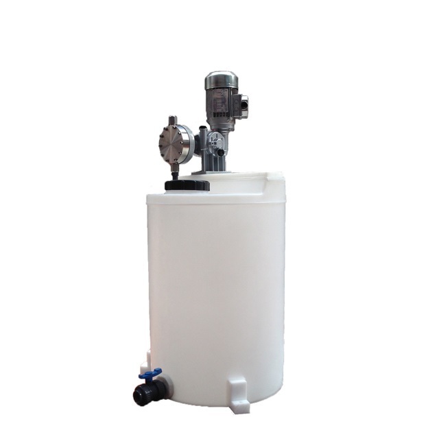 Liters and US gallons Scale Natural coloured PE dosing tank for Swimming Pool Water Treatment