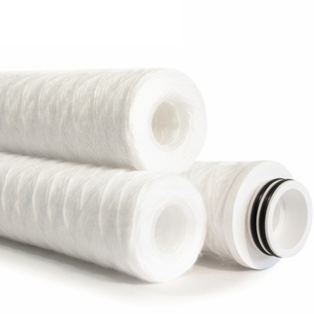 Cotton String Wound Filter 20 Inch 2.5x5 Micron 20 Inch Filter Cartridge Water Pp Yarn Cartridge Filter