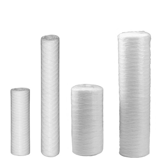 Cotton String Wound Filter 20 Inch 2.5x5 Micron 20 Inch Filter Cartridge Water Pp Yarn Cartridge Filter