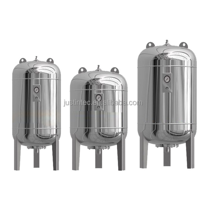 Irrigation systems 1500L 400Gallon 2000L 530Gallon Stainless Steel Bladder Water Pressure Tank