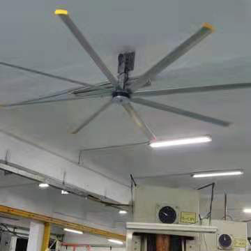 12ft high quality Low energy gearless PMSM motor Industrial hvls giant ceiling fan