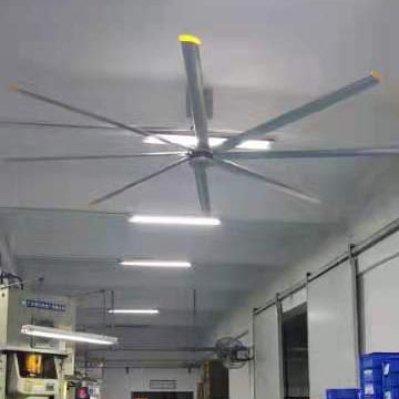 12ft high quality Low energy gearless PMSM motor Industrial hvls giant ceiling fan