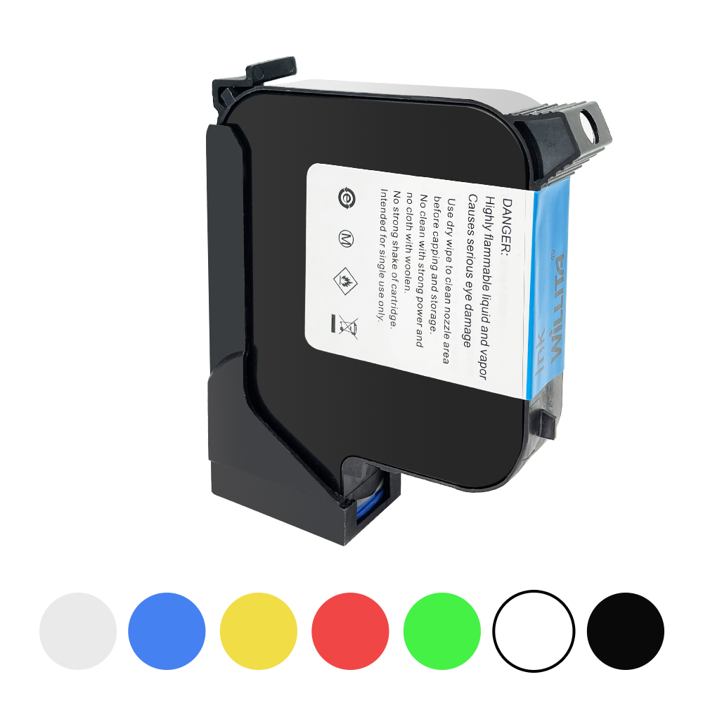 Original No Chip Multi-color TIJ 25 Ink Cartridges For Handheld Inkjet Printer