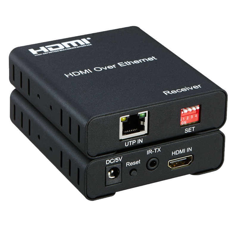 HDMI Matrix Extender Over IP by CAT 5E/6 Cable with IR Control Full HD 1080P Over TCP/IP HDMI Transmitter/receiver 120M