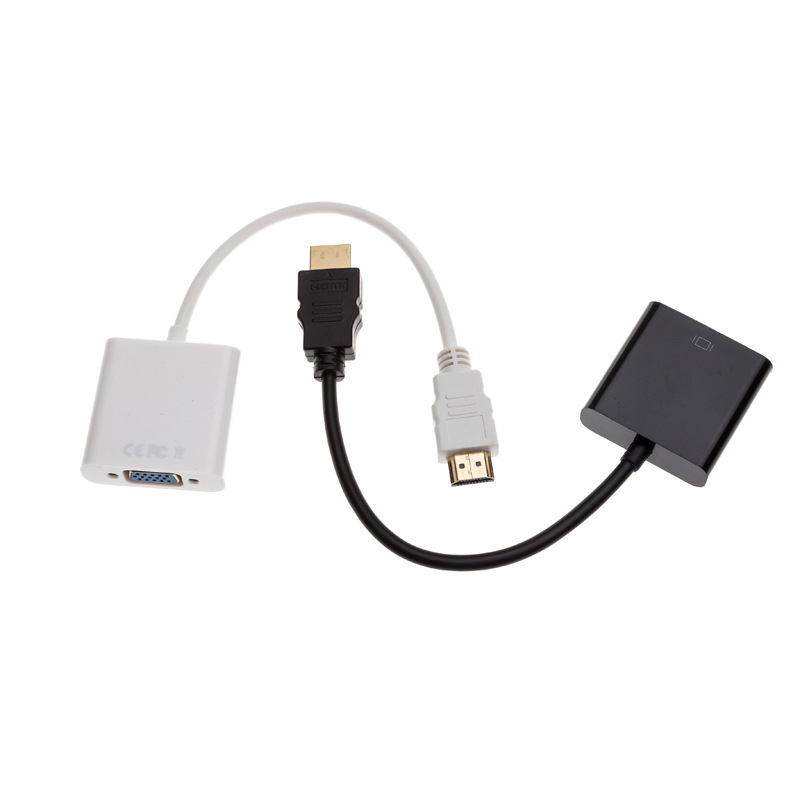 manufacture HDMI to VGA Video Adapter Cable converter support full HD 1080 for Computer Laptop PC Monitor Projector